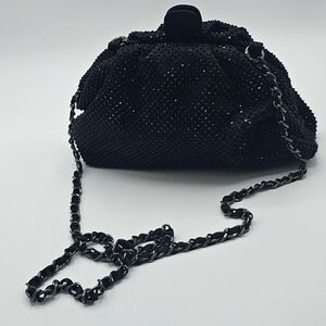 Black Beaded Women's Bag
